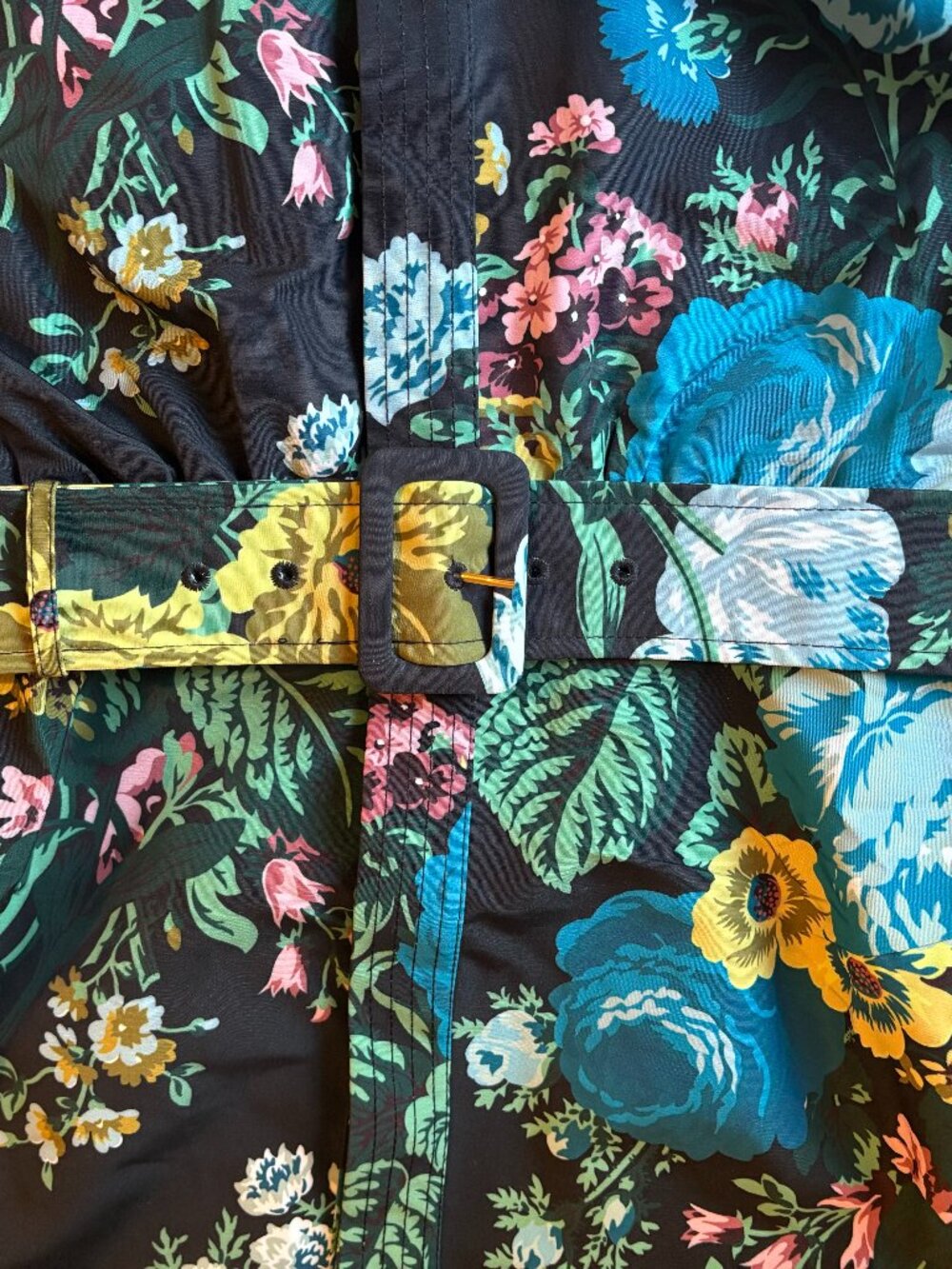 NWOT Tuckernuck Black Verdant Floral Chloe Dress - Picture 5 of 8